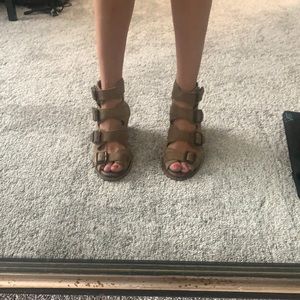 Freebird by Steven buckle heeled sandals